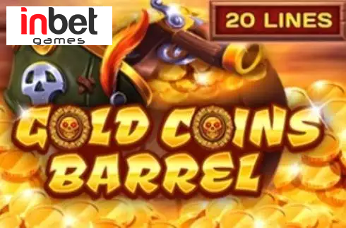 Gold Coins Barrel